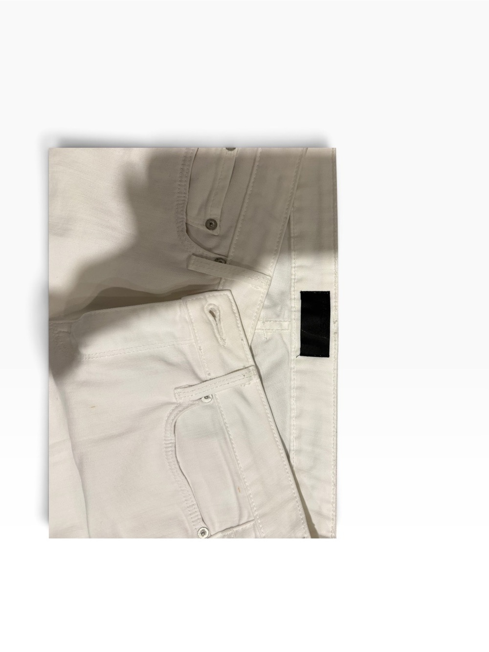 Vince White Ivory 5-Pocket Skinny Jeans Size 30 - Picture 3 of 4